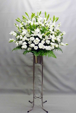 画像1: 葬儀用スタンド花 (1)